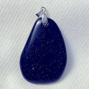 Blue Goldstone Pendant